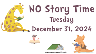 No Storytime December 31